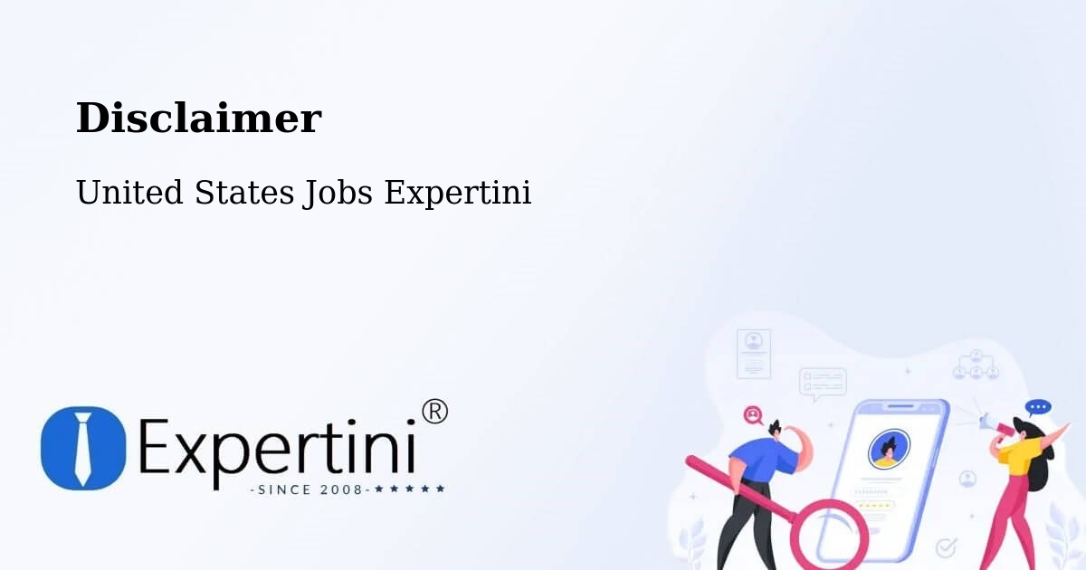 Disclaimer – Riverdale Park - United States Jobs Expertini